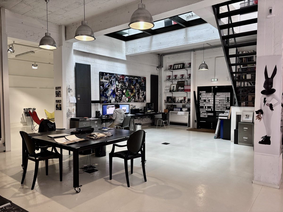 The Fine Art Cube lab space in Ivry-sur-Seine